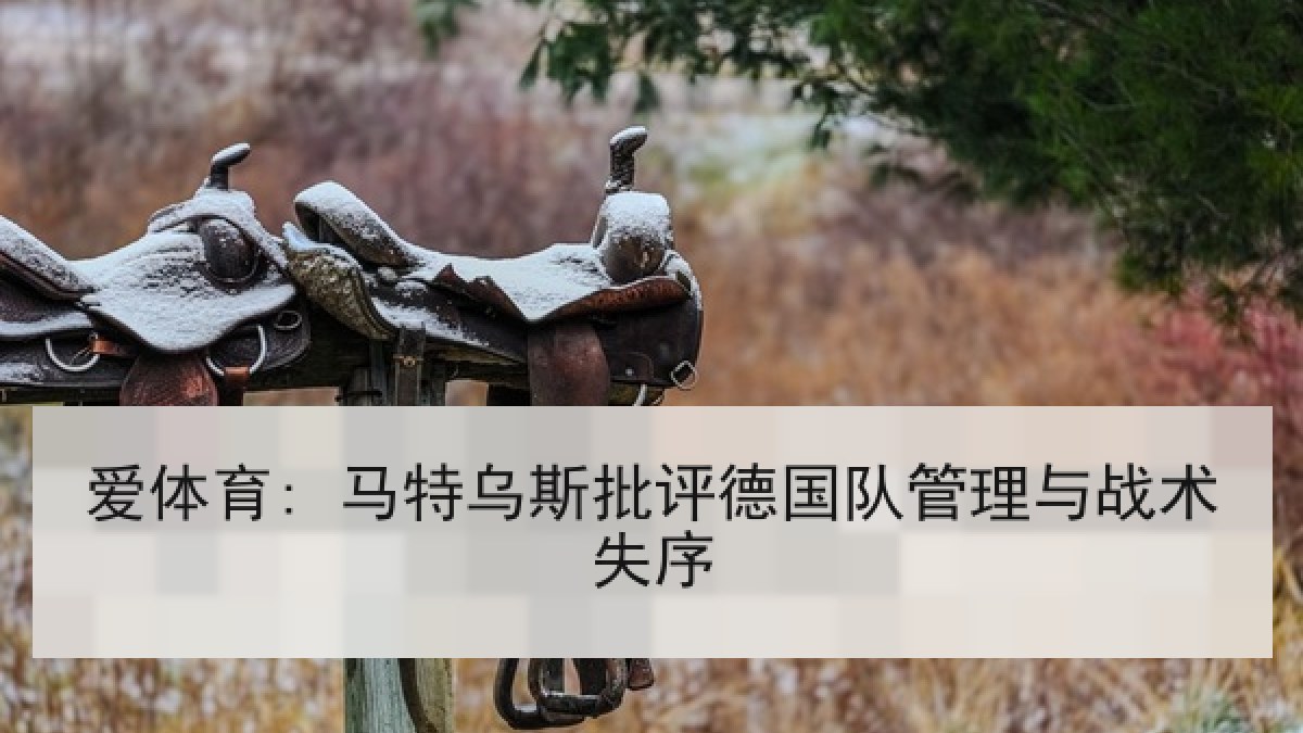 爱体育: 马特乌斯批评德国队管理与战术失序 爱体育: 马特乌斯批评德国队管理与战术失序